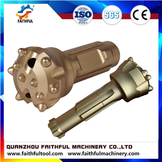 DTH Bit 76Bit  Front Button3*12  Tooth Angle45°