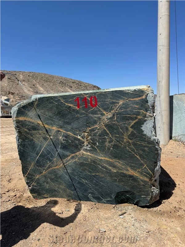 Royal Green Serpentine Marble Blocks