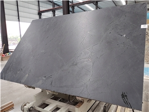 Negresco Quartzite Slab Leather Finish