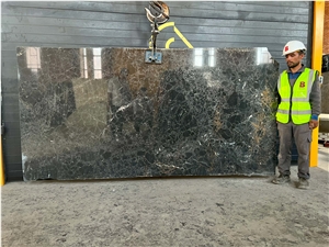 Iran Black & Silver Marble Slabs - SILVER IMPERIAL
