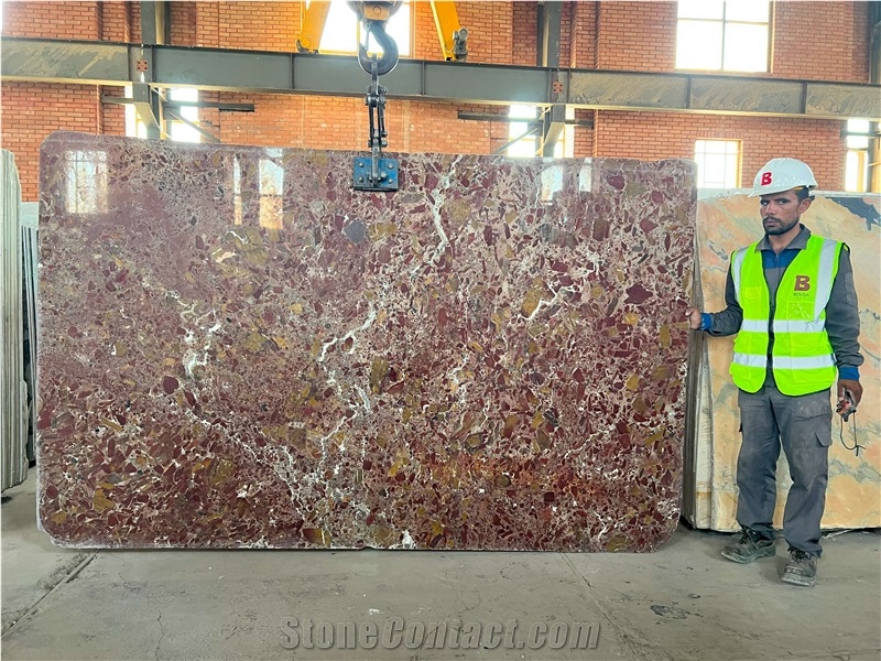 Iran Conglomerate Marble Slabs - STREAM