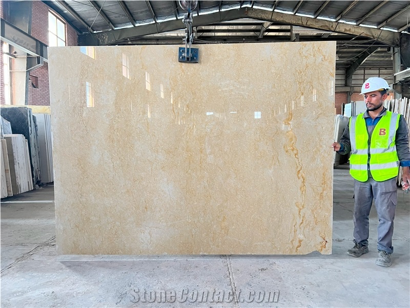 Iran Yellow Marble Slabs - LIMON