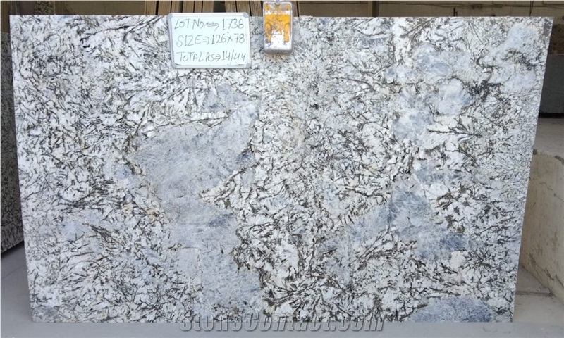 Alaska Blue Flower Granite Polished Gangsaw Slabs