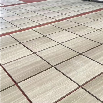 White Wooden Marble Floor Tile & Slabs