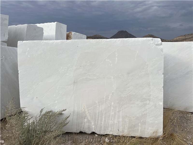 Namibia White Marble Blocks, Royal White Bianco Namibia