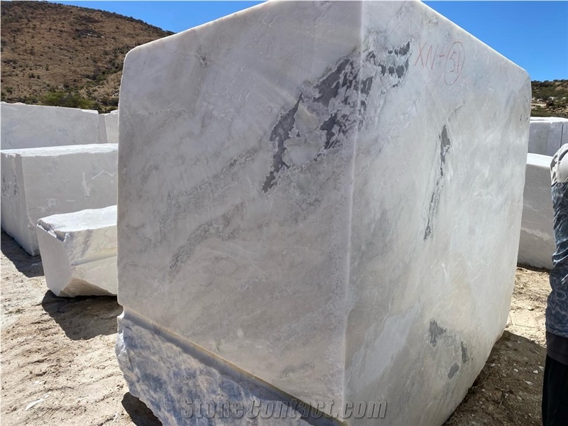 Oyster White Marble, Namibian Rose Marble Blocks