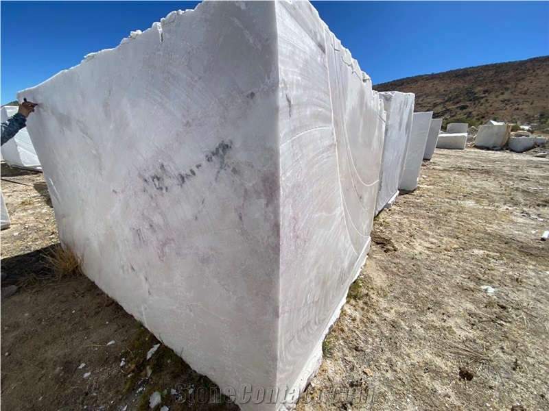 Oyster White Marble, Namibian Rose Marble Blocks