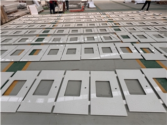 Engineered Quartz Bathroom Vanity Unite Bath Tops