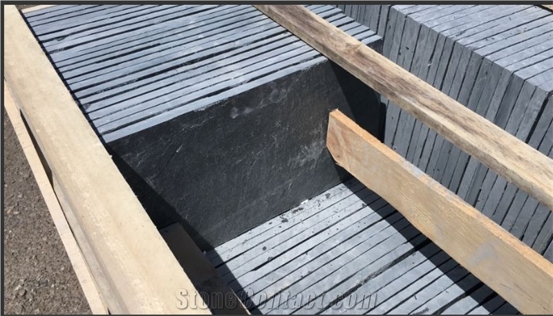 G. Universal Black Slate Slabs