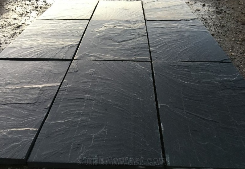 G. Universal Black Slate Slabs