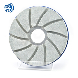 Stone Abrasive Resin Edge Snail Lock Edge Polishing Pads