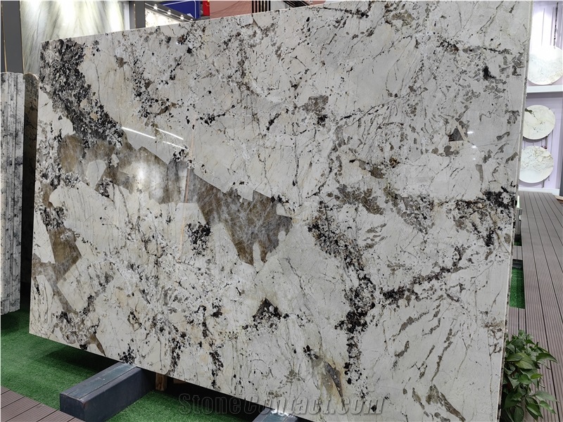 Big Crystal Brazil Pandora Granite Slabs For Kitchen