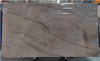 Grey Turkey Silver River Marble Slabs For Flooring