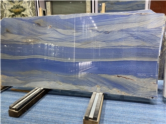 Hot Selling Blue Brazil Azul Macaubas Quartzite Slabs
