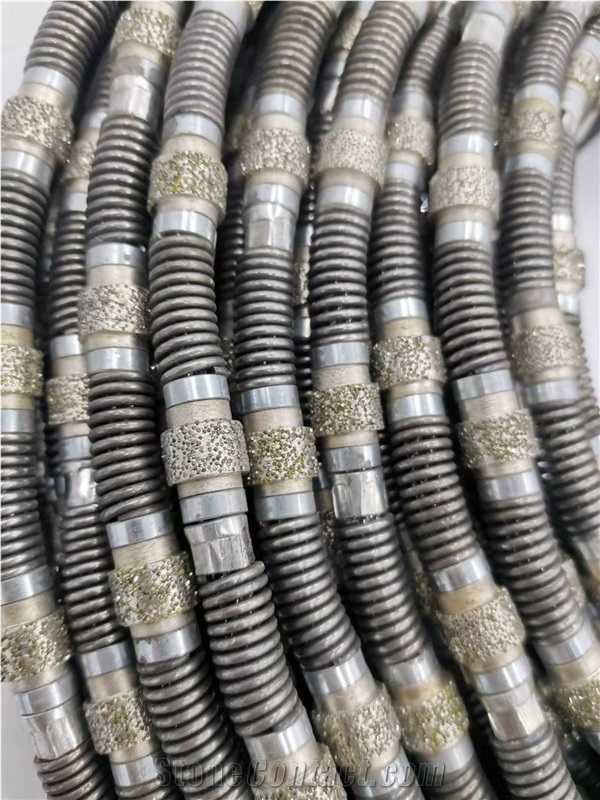 Electroplated Diamond Wire For Concrete And Marble Cutting