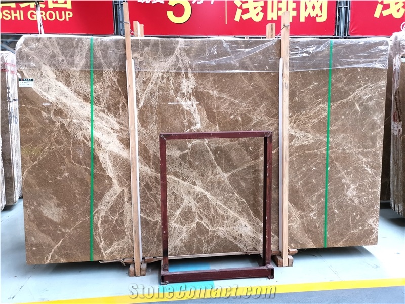 Custom Turkey Emperador Light Marble Slabs Supplier In China