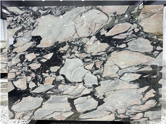 Vietnam Bulgari Pink Natural Marble Stone Slabs Floor Tiles