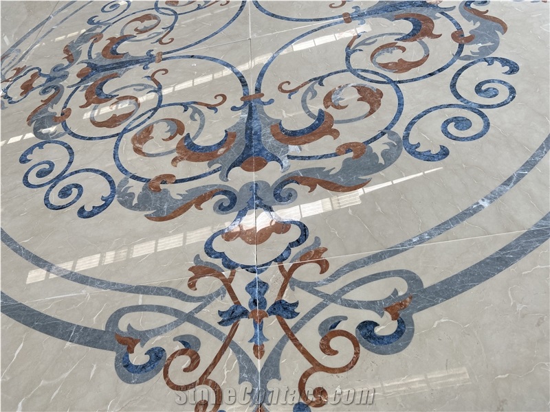 Marble Meddalion For Lobby Flooring Foyer Medallion