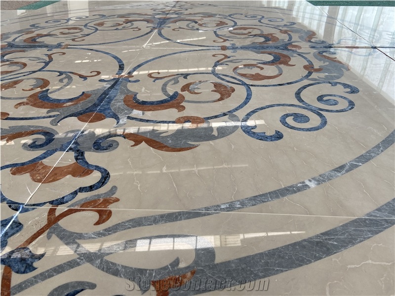 Marble Meddalion For Lobby Flooring Foyer Medallion