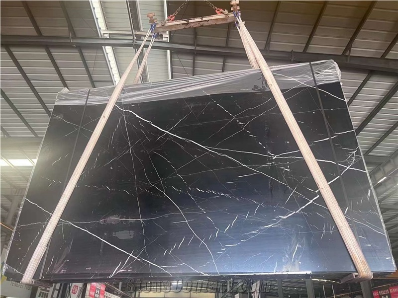 Nero Marquina Marble Coffee Table Living Room Furniture