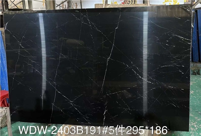 Nero Marquina Marble Coffee Table Living Room Furniture