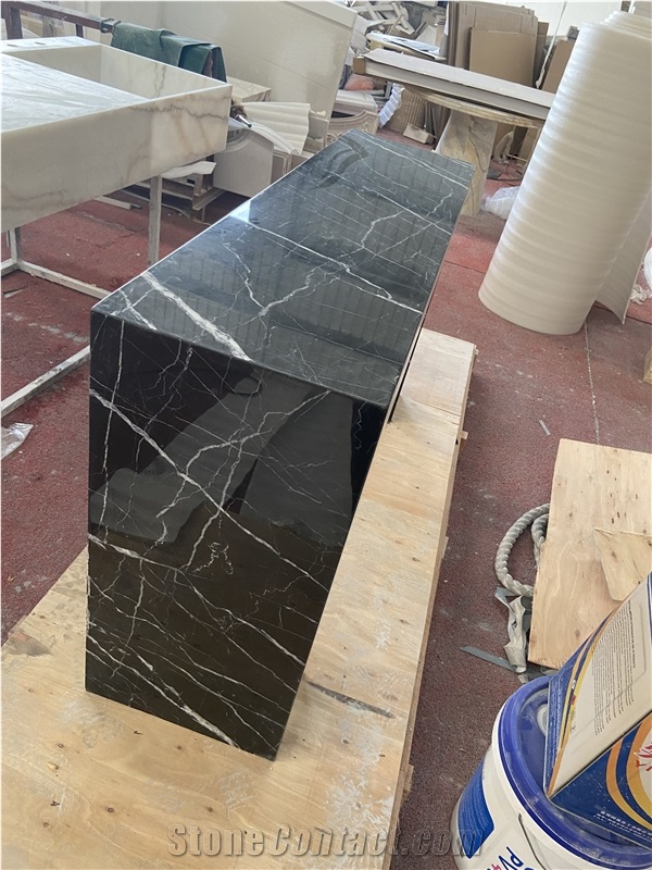 Nero Marquina Marble For Brooklyn Console Table