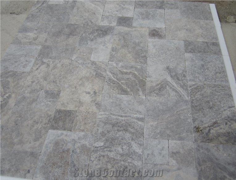 Silver Travertine Tiles