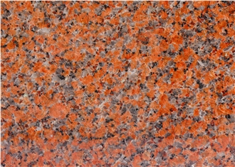 Maple Red Granite Slabs Polished Surface