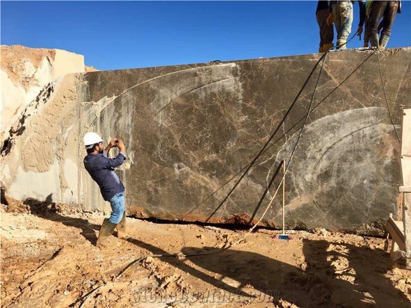 Nova Brown Marble Quarry