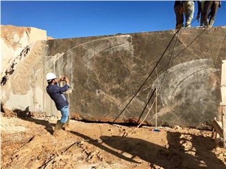 Nova Brown Marble Quarry