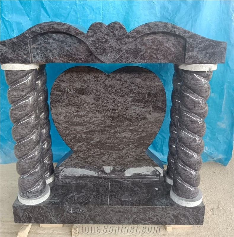 Bahama Blue Granite Monument