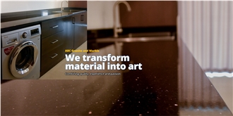 Black Galaxy Granite Kitchen Countertop