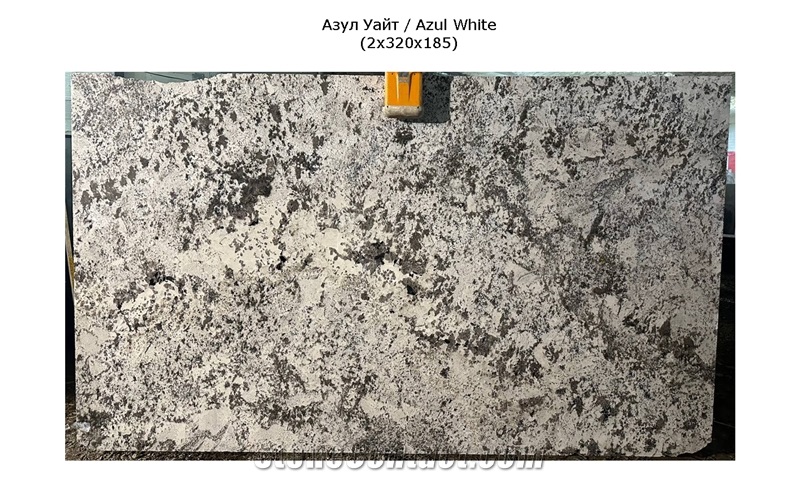 Terra Azul White Granite Slabs