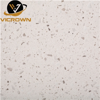 Vicrown VQ 210 - Ice White Quartz Slabs