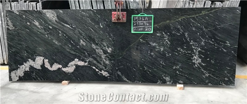 Olive Green Granite Cutter Slabs