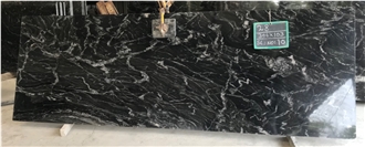 Polished Black Forest Granite Slabs