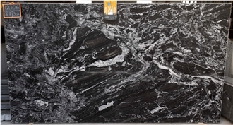 Polished Black Forest Granite Slabs For Wall