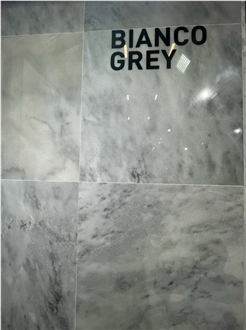 Bianco Grey Marble Tiles, Slabs