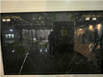 Pasha Black Marble Slabs