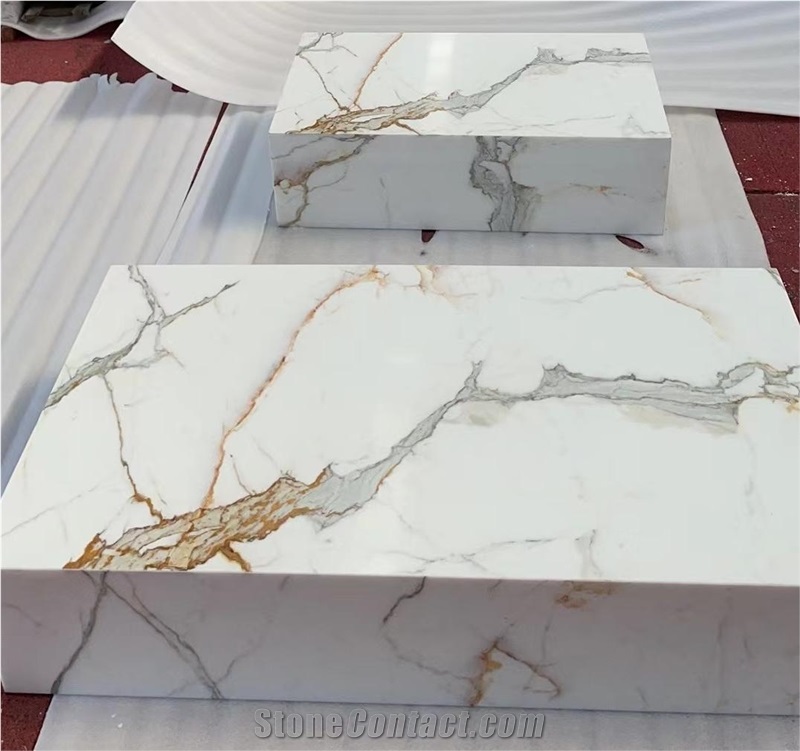 Handmade Unique Luxury Calacatta Marble  Furniture