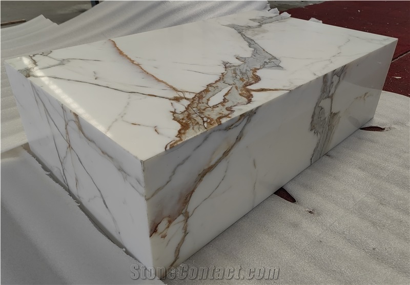 Handmade Unique Luxury Calacatta Marble  Furniture