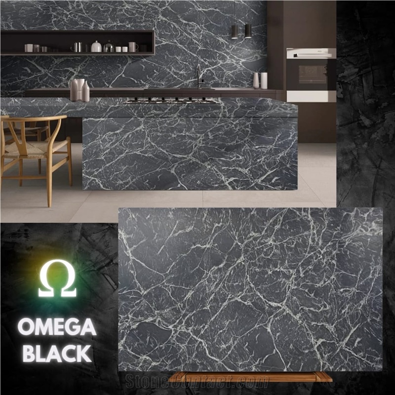 Omega Black Granite Blocks