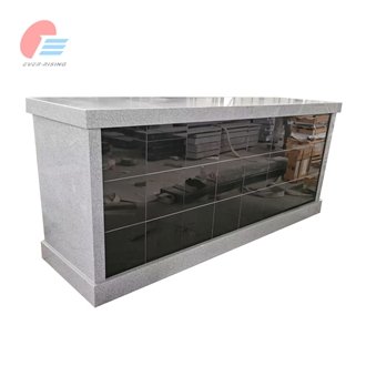 EC4833 Channel Design G633 Georgia Grey Granite Columbarium