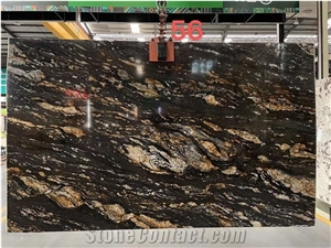 Brazil Nero Volcano Granite Slabs