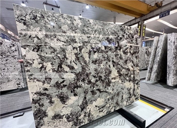 Brazil Snow Mountain Blue Granite Customizable Slabs from China ...