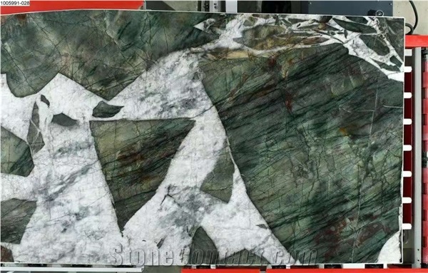 Fuchsite Crystal Quartzite Slabs