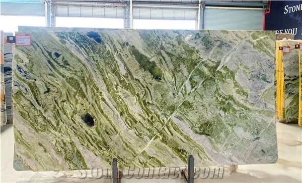 Irish Connemara Green Marble Stone Big Slab Tiles