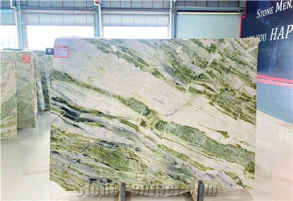 Irish Connemara Green Marble Stone Big Slab Tiles