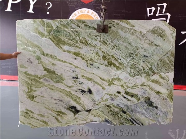 Irish Connemara Green Marble Stone Big Slab Tiles