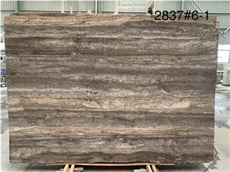 Silver Gray Travertine Slabs